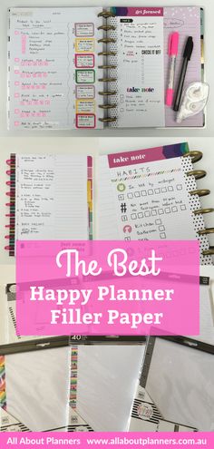 the best happy planner filler paper for all your bulleting needs to be organized