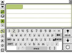 an image of a computer keyboard with different symbols on it