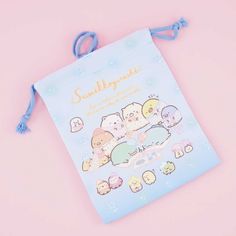 Sumikko Gurashi Slumber Party Drawstring Pouch - Blippo Kawaii Shop Cheap Kawaii Pouch As Gift, Cheap Kawaii Gift Pouch, Cute Prints, Sumikko Gurashi, Halloween Jack, Slumber Party, Sleepover Party, Kawaii Shop, Welcome Gifts