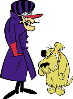 an image of a cartoon character with a dog