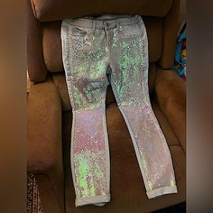 Literally Makes Me Feel Like Hannah Montana! These Are The Ultimate Y2k Jeans And They Are Brand New With Tags Y2k Candy, Denim Diy Clothes, Denim Ideas, Hannah Montana, Y2k Jeans, Denim Diy, Diy Clothes, Jeans And Boots, Boot Cut