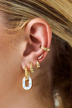 Add some color and texture to your stack with our statement hoops and studs. Earrings Collection, Surprise Gifts, Earrings For Women, Statement Earrings, Women's Earrings, Jewelry Design, Texture, For Women, Color