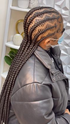 Hair Lookbook, Cornrows Braids For Black Women, Big Box Braids Hairstyles, Feed In Braids Hairstyles, Cute Braided Hairstyles, Braided Cornrow Hairstyles, Braids Hairstyles Pictures, Cute Box Braids Hairstyles, Quick Braided Hairstyles