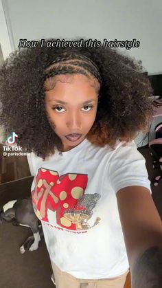 Long Naturally Curly Hair, Braids In The Front Natural Hair, Trendy Hairdos, Natural Hair Bun Styles, Mixed Curly Hair, Curly Hair Videos, Protective Hairstyles For Natural Hair, Quick Natural Hair Styles, Naturally Curly Hair