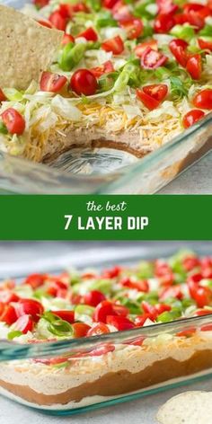 the best 7 layer dip recipe ever