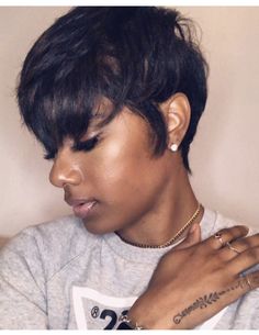 Very Short Hair Styles For Black Women, Short Hair Black Women, Short Cuts For Black Women, Relaxed Hair Journey, Really Short Hair