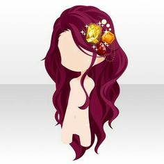 a woman with long red hair and flowers in her hair, looking to the side