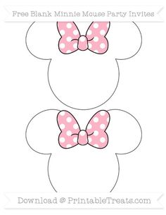 the free minnie mouse party printables