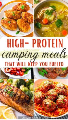 high protein camping meals that will keep you fueled up all summer long and ready to eat