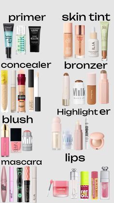 Good Makeup Products For Teens, Teen Makeup Products, Light Makeup Products, Makeup Looks For Teens, Girly Things To Buy, Teen Makeup, Obličejové Masky