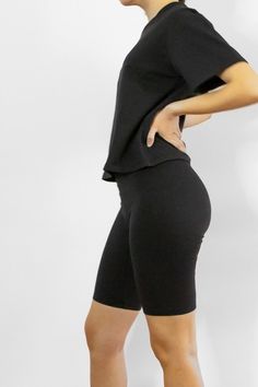 The Daphne Biker Shorts are cut from a super soft and breathable French terry material made in Los Angeles. They sit very high on the waist and have a seamless front. DETAILS & CARE Medium-weight French Terry Knit46% Cotton, 46% Modal, 8% SpandexMade in USARecommended Care: Machine Wash Cold w/ Like Colors, Tumble Dry Low, Low Iron if needed SIZE & FIT 8” InseamVery high riseTight fit, but they will NOT cut off circulation. ☺︎Model is 5'4" 115 lbs. and wearing a size Small Circulation Model, 115 Lbs, Low Low, Loungewear Sets, Loungewear Set, Low Iron, One Piece Dress, Turks And Caicos, Skirted Swimwear