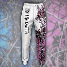 Each all-over printed hoodie and pair of joggers constructed with a high quality of fleece that is ultra-soft and incredibly comfortable. Features a specialty high definition heat-dye application that ensures long-lasting color vibrancy even after machine washing. Fabric is durable and resistant to wrinkles, shrinking, and mildew. Each all-over printed item is custom printed, cut, [...] His Queen Her King, Hoodie And Sweatpants Set, Her King, His Queen, Hoodie And Sweatpants, Couples Hoodies, Sweatpants Set, Hoodie Print, High Definition