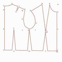 the front and back view of a women's blouse pattern