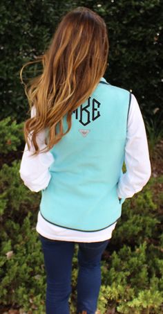 Monogrammed PFG Harborside™ Fleece Vest | Marleylilly.com Southern Preppy Style, Preppy Southern, Fall Winter Wardrobe, Perfect Wardrobe, Fleece Vest