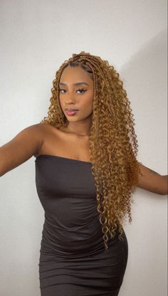 Black Vacation Hair, Bohemian Braids Blonde, Braid Inspiration, Bohemian Braids, Goddess Braids Hairstyles, Blonde Braids, Braided Cornrow Hairstyles, Box Braids Hairstyles For Black Women