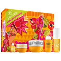 What it is: A visibly firming and tightening Brazilian Bum Bum set features award-winning body care in the iconic Cheirosa scent.Skin Type: Normal, Dry, Combination, and OilySkincare Concerns: Dryness and Loss of Firmness and ElasticityHighlighted Ingredients:- Guarana: Smooths and tightens the appearance of skin- Cupuacu Butter: Full of fatty acids, phytosterols, and polyphenols to lock in moisture and visibly restore skin's elasticity.- Acai Oil: An antioxidant-packed powerhouse that helps ski Body Routine, Cupuacu Butter, Exfoliating Scrub, Oily Skin Care, Body Scrub, Pharmacy Gifts, Body Oil, Pistachio, Travel Size Products