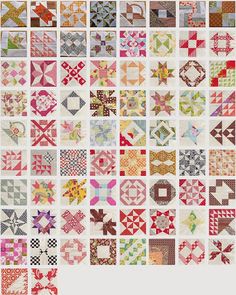 the quilts are all different colors and patterns, but there is no image to describe