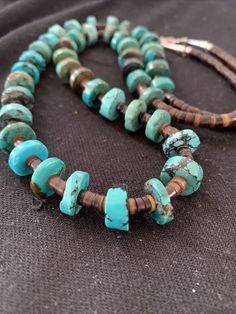 Necklaces Length, Heishi Necklace, Country Jewelry, Silver Turquoise Jewelry, Necklace Ideas, Bead Necklaces, Southwest Jewelry, Turquoise Bead Necklaces, Native American Turquoise