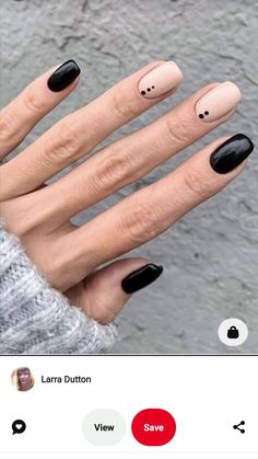 Nails W Dots, Simple Nails, Stylish Nails, Manicure, Dots, Nail Art, Nails, Beauty, Nail Arts