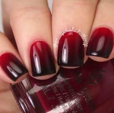 Want to get beautifully painted ombre nails at home? Here’s a tutorial on how to get ombre gradient nails and 5 design ideas you can draw inspiration from. Ombre Nails Fall Colors Short, Black And Red Ombre Nails Short, Simple Nails Ombre, Nail Color For Black Dress, Ombré Red Nails, Dark Red Ombre Nails, Ombre Fall Nails, Ombre Nail Colors, Black Ombre Nails