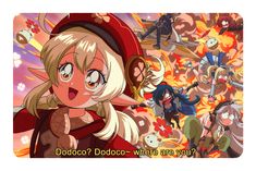 an anime character with many different expressions on her face and the caption dolcet doctor - where are you?