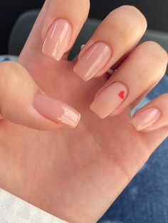 Simple Nails For School Natural, Pretty Plain Acrylic Nails, Nails For Receptionist, Nail Ideas For Highschool, Acrylic Nails For Small Nail Beds, Cute Nail Ideas For School Short, Nails Appropriate For School, Basic School Nails, Nails For 15 Yrs Old