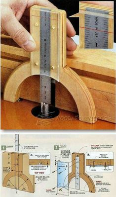 an image of a woodworking project with instructions