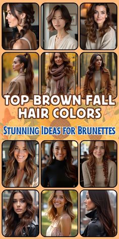 Looking to update your hair color this fall? Discover 23 brown hair shades that are perfect for brunettes in 2024. From caramel highlights to deep mocha, find your next look! Medium Brown Hair With Dimension, Carmel Brown Hair Color, Brown Hair Colors For Fall, Long Fall Hair Color, 2024 Fall Hair Colors, Fall Hair Color For Brunettes 2024, Fall Brown Hair Color, Fall Brown Hair, Fall Highlights For Brown Hair