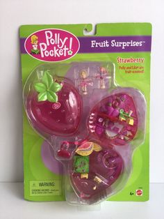 a package of fruit surprisers for children to play with in the kitchen and on the table