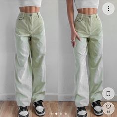 Questions? Leave A Comment Below! Levis Ribcage Jeans, Ribcage Jeans, Baggy Cargo Pants, Levis Pants, Wide Leg Dress Pants, Dad Jeans, Wide Leg Cropped Pants, Levi’s Jeans, Flare Leg Pants