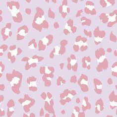 a pink and white leopard print wallpaper with spots on the top right side of the image