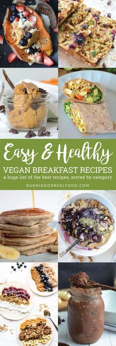 easy and healthy vegan breakfast recipes