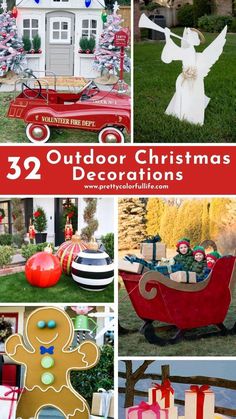 outdoor christmas decorations that are easy to make and can be used in the yard or on the lawn