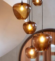 *Will be delivered in 2-3 weeks. This elegant pendant light is crafted using amber smoked glass and is a real feature in any room. Great on its own or in 2s or 3s etc., it looks great lit or unlit. It comes with 140cm of fabric fabric flex that can be shortened to any length and the metal ceiling fitting shown. It's also dimmable and takes any E27 bulb (large screw...or E26 in the USA). Size Approx: 30cm diameter x 25cm high. Amber Glass Pendant Light, Amber Pendant Light, Glass Kitchen Lights, Amber Lighting, Pears Soap, Elegant Pendant Lighting, Bachelorette Pad, Cluster Pendant Lighting, Perfect House