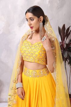 Gorgeous yellow designer lehenga with dupatta is stunning ensemble for occasions like weddings and reception. It comes with a yellow dupatta. Suits Sharara, Lehenga With Dupatta, Yellow Dupatta, Sharara Suits, Designer Lehengas, Lehenga Online, Bridal Lehengas, Fashion Journals, Designer Lehenga