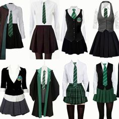 Slytherin Uniform, Harry Potter Uniform, Tom Marvolo Riddle, Slytherin Clothes, Slytherin Outfit, Stile Harry Potter