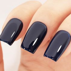 PRICES MAY VARY. 💅Dark Midnight Blue Gel Nail Polish: new style gel nail polish,easy to diy nail art.Dark blue gel polish is an ESSENTIAL for everyone! 💖Environmental & Healthy: 13 Toxin Free Ingredient makes it healthy and low odor. No harsh ingredients or adhesives that lead to damaged nails. 🤳Easy Application and Good Tenacity. With proper application, last at least 21 Days. 🎨Speed Curing with LED Nail Lamp: The gel nail polish kit need to be cured under LED light. Base and Top coat requi Midnight Blue Nail Polish, Navy Dip Powder Nails, Dark Navy Nails, Dark Navy Blue Nails, Deep Blue Nails, Dark Fall Nail Colors, Midnight Blue Nails, Sparkly Black Nails, Dark Blue Nail Polish