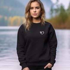 This is a great quality, unisex crew neck sweatshirt featuring a little heart and paws logo. Ideal for dog walking or working from home! A perfect gift - or why not treat yourself? Try your usual size or size up for a big oversized look. The sweaters are a UNISEX style allowing for a comfortable fit. Plus sizes available in some colours. To Fit (Chest size) :XS (34"), S (36"), M (40"), L (44"), XL (48"), 2XL (52"), 3XL (56"), 4XL (60"), 5XL (62"). Soft cotton faced fabric- 80% cotton, 20% polyes Paw Logo, Dog Obsessed, Blue Hawaiian, Dog Sweatshirt, Hoodies Mens, Zip Up Hoodies, Black Logo, Zip Sweatshirt, Christmas Women