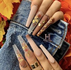 Labor Day Nails, Nails Design With Rhinestones, White Acrylic Nails, Glow Nails, Pretty Nail Designs, Long Acrylic Nails Coffin, Thanksgiving Nails, Long Square Acrylic Nails