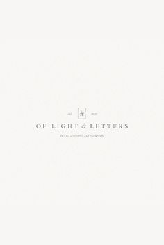 the words of light and letters written in white ink