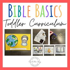 the bible basics for toddlers to learn how to use their hands and feet, including pictures