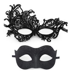 PRICES MAY VARY. MASQUERADE MASK FOR WOMEN : Our luxury masquerade masks for women are made of strong and lightweight lace that is malleable and can easily be molded to the contours of the wearers face.Most importantly,the unique sparkling bronzing design will not chip off or fad off,which is chic,intricate and absolutely gorgeous. MASQUERADE MASK FOR MEN : Our halloween masquerade masks for men are made of thickened and lightweight great quality plastic which is designed perfectly for all party Masquerade Couple, Masquerade Masks For Men, Lace Eye Mask, Prom Mask, Lace Masquerade Mask, Couples Masquerade Masks, Lace Masquerade Masks, Mask Venetian, Mens Masquerade Mask