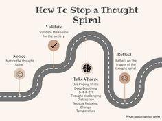 Therapy Handout: How to Stop a Thought Spiral . DBT CBT Therapy Counseling Mental Health - Etsy Dbt Give Skill, Negative Thought Spiral, Self Soothing Techniques Dbt, Cbt Thought Record, At Home Therapy, Things To Work On In Therapy, How To Stop Spiraling Thoughts, Mental Health Activity Ideas High School, Therapy Session Aesthetic