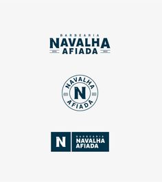 three logos for navalha, africa and the national football team on white background