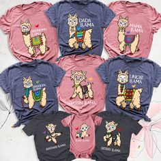 "Funny Family Matching Shirts, Birthday Baby Bodysuit, Funny Family Shirt, Birthday Party Shirt, Mama Daddy Funny Shirt, Cousins Matching Tee Hello, Thanks for your support. Your gladness comes first and all work is done with Love in here. Always keep your support, please:) Funny Family Matching Shirts are branded Bella+Canvas.  Funny Family Matching Shirt  Contents: - Solid colors: %100 Cotton.  - Heather colors: %52 Cotton + %48 Polyester* This ultra-soft graphic tee is made from a comfortable cotton-poly blend that is breathable, non-shrinking, and lasts longer than your average graphic shirt. HOW TO ORDER YOUR FUNNY FAMILY MATCHING SHIRT  -Please, Check and Review all  Funny Family Matching Shirt Photos. -Select Your Funny Family Matching Shirt T-Shirt Size and Funny Family Matching Sh Cute Cartoon Print Tops For Birthday, Playful Multicolor T-shirt For First Birthday, Summer Birthday Top With Cartoon Print, Summer Cartoon Print Tops For Birthday, Playful Funny Print Family T-shirt, Funny Character Print Tops For Playtime, Cute Shirt With Graphic Print For First Birthday, Cute Graphic Print Shirt For First Birthday, First Birthday Tops With Cartoon Print And Short Sleeves