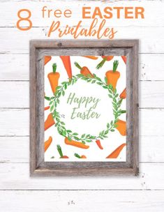 the 8 free easter printables for kids to use in their crafts and crafts