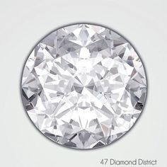 an image of a diamond that is in the shape of a circle