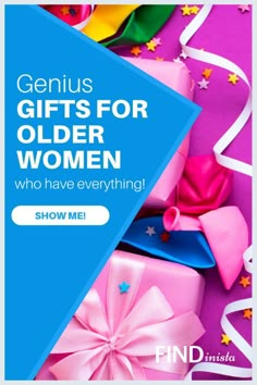 gifts for older women who have everything show me