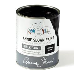 Athenian Black Chalk Paint® - One Amazing Find: Creative Home Market Graphite Chalk Paint, Navy Furniture, Chalk Paint Wax, Blue Chalk Paint, Black Chalk Paint, Chalk Paint Colors, Paris Grey, Annie Sloan Paints, Black Inspiration