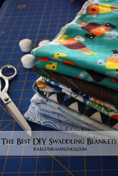 the best diy swaddling blankets for beginner quilters are on top of each other